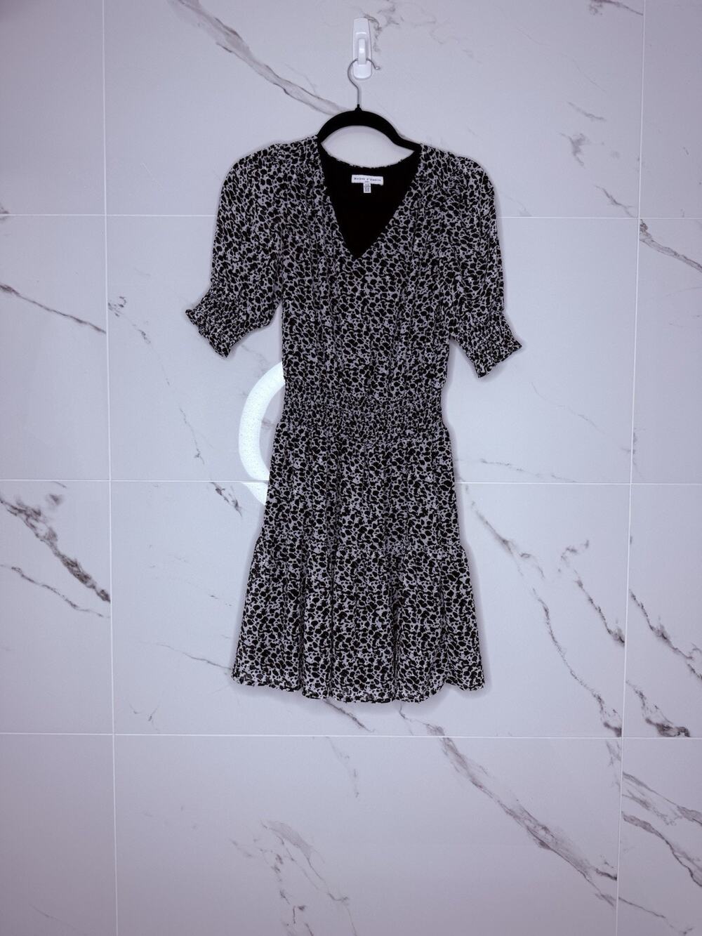 Anthropologie Maison d'Amelie Dress XS Romantic A-line Balloon Sleeve Coquette